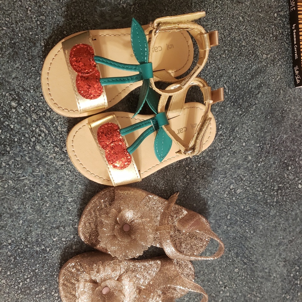 Cherry Toddler sandals size 5
